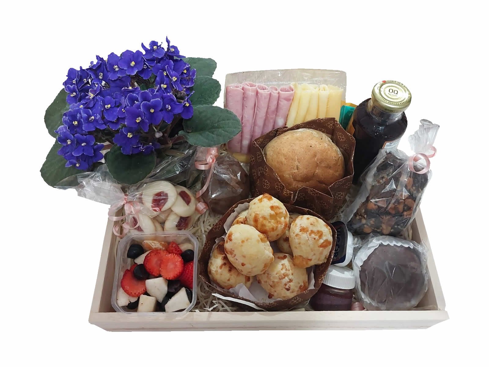 Cesta de Café da Manhã Padrão Tamanho Grande