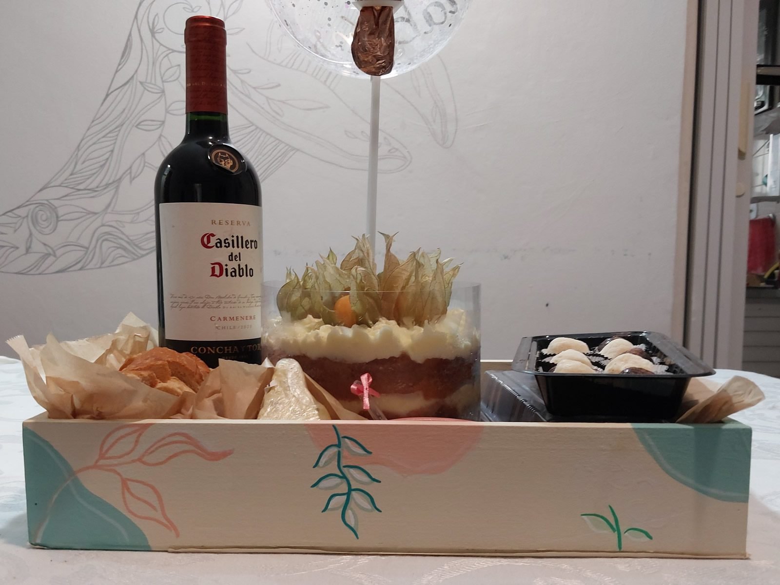Cesta de Café de Manhã de Aniversário