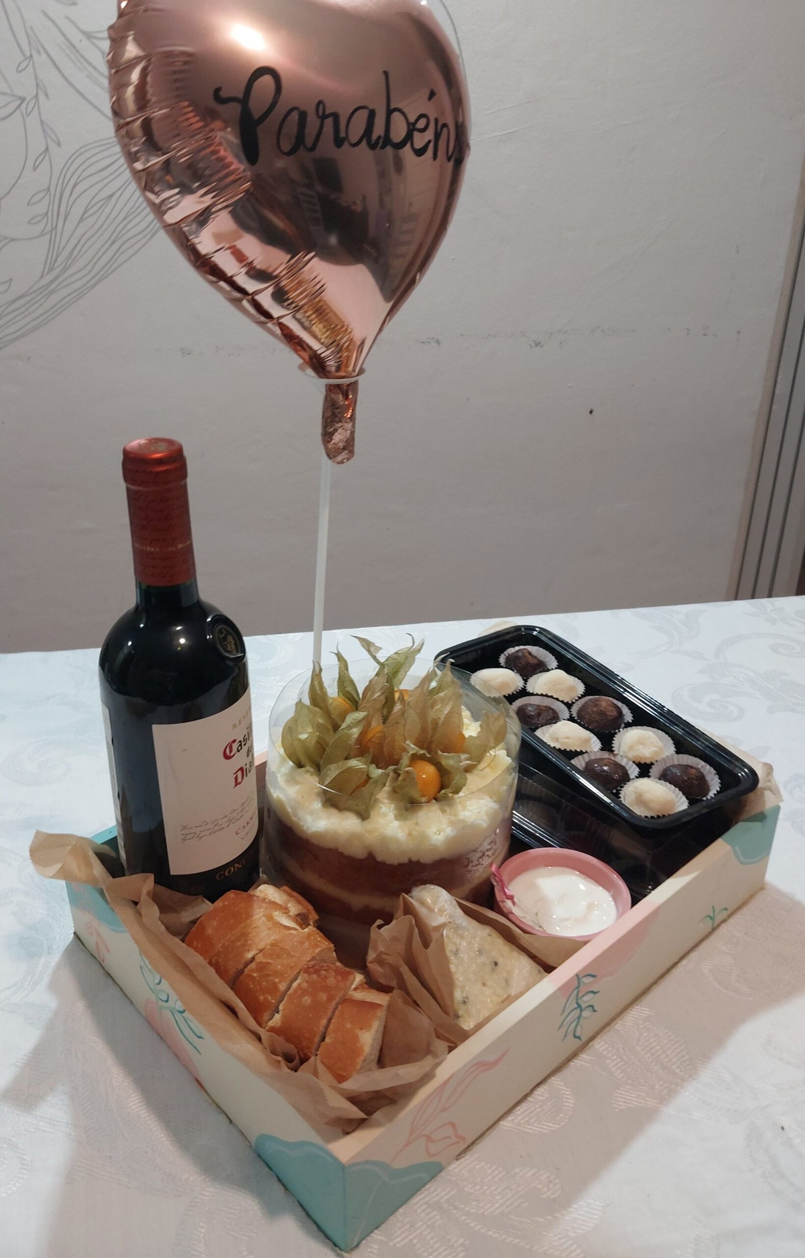 Cesta de Café da Manhã de Aniversário